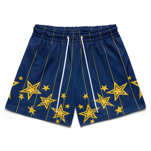 Shorts Unisex Sublimados al por Mayor, Shorts Deportivos Básicos Sublimados de Poliéster/Malla, Directamente de Fábrica, Listos para Enviar - Product Image 2