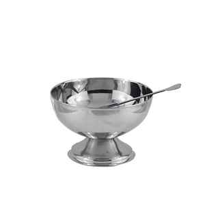 Cuenco de helado de acero inoxidable moderno, Plata pulida para decoración de fiesta, elegante y elegante - Product Image 6