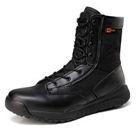 Sepatu Taktis Pria Ringan, Sepatu Keselamatan untuk Berkendara Motor, Perjalanan Luar Ruangan, dan Penggunaan Sehari-hari di Segala Medan