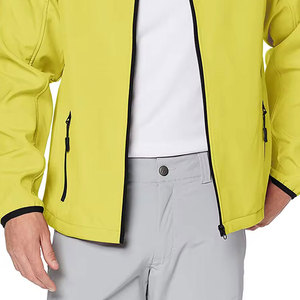 Veste Softshell pour homme de haute qualité, nouvelle arrivée, couleur personnalisée, col montant, logo sur le devant, vente de mode - Product Image 6