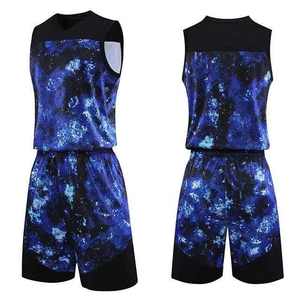 Venta al por mayor de uniformes de baloncesto reversibles personalizados transpirable sublimado Jersey diseño bajo MOQ ropa de baloncesto - Product Image 5