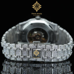 Montre de luxe pour femme en moissanite 925, qualité VVS avec testeur de diamant VVS1, 100% tendance - Product Image 2