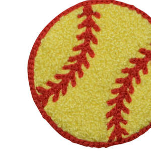 Patchs brodés en chenille en forme de cœur, couleurs personnalisées, haute qualité, à coudre pour chapeaux et vêtements, directement de l'usine - Product Image 3