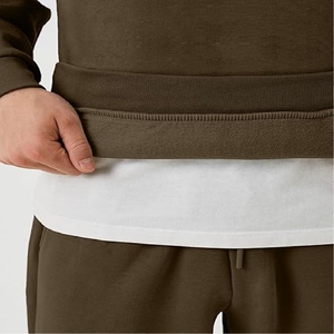 Conjunto de Sudadera con Capucha y Pantalones Deportivos de Alta Calidad con Logotipo Personalizado, Traje Deportivo, Pantalones de Chándal para Hombre, 100% Algodón - Product Image 5