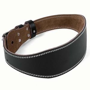 Powerlifting Belt Gym Strength Training Back Support for Squats Deadlifts Weightlifting <b>Leather</b> Belt - Product Image 6