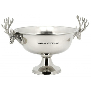 Bol à chocolat de luxe en acier inoxydable nickelé poli, forme ronde, bol décoratif pour bonbons, nouveau design tendance, vente chaude - Product Image 1