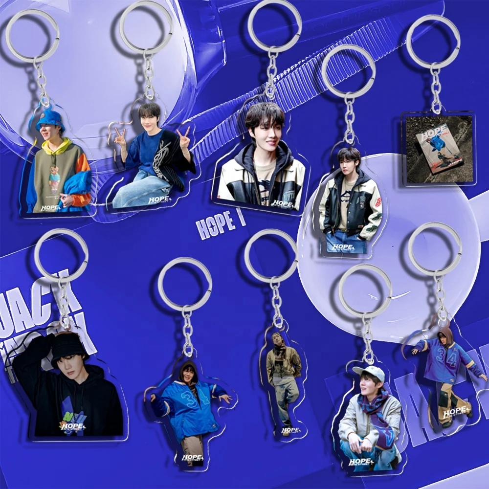 KPOP Idol Bangtan Boys J-Hope Acrylic Keychain Souvenir