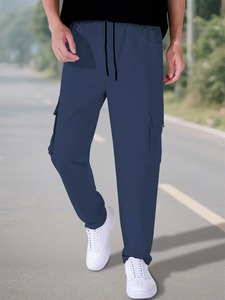 กางเกงคาร์โก้สำหรับผู้ชายกางเกงผู้ชายแบบแห้งเร็วกางเกงผู้ชายแบบลำลองระบายอากาศได้ดีมีสไตล์ออกแบบได้ตามต้องการ - Product Image 6