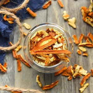 Cáscara de mandarina seca más vendida, cáscara de naranja seca orgánica saludable vegana, suministro a granel de Vietnam - Product Image 2
