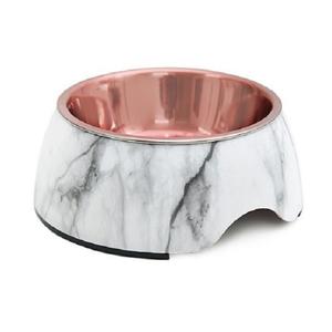 Bol de service en marbre et en acier inoxydable pour chien Taille personnalisée Bol d'alimentation pour chien de forme ronde de bonne qualité - Product Image 6