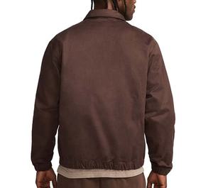 โรงงาน OEM รับออกแบบเสื้อแจ็คเก็ตยีนส์ผ้าแคนวาสสไตล์วินเทจ แต่งลายปักและประดับคริสตัลด้านหน้า - Product Image 2