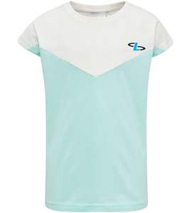 เสื้อยืดคอกลมผ้าคอตตอนแบบเรียบสำหรับผู้หญิงสีชมพู - Product Image 2