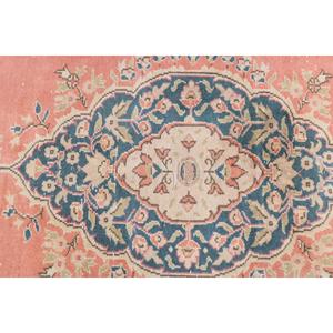 Tapis de couloir vintage turc 1,8x10,5 pi (55x320 cm), tapis persan orange - Product Image 5