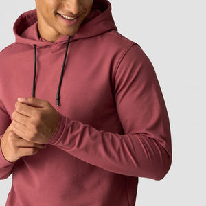 Wholesale Heavy <b>Weight</b> <b>Blank</b> Streetwear Long Sleeve Hoodies for Men Factory Direct Supply Men Pullover Thermal Hoodies - Product Image 3