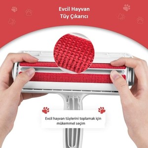 Éliminateur de poils d'animaux avec réservoir pour vêtements, tapis, lit, collecteur de poussière et de peluches - Product Image 2