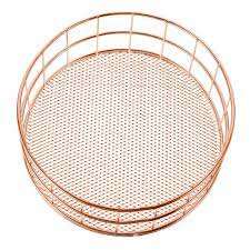 Design décoratif en forme de corbeille à fruits Articles ménagers couleur or Conteneur en métal Accessoires de cuisine panier de rangement pour fruits et légumes - Product Image 2