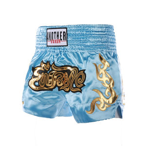 Pantalones cortos Mauy Thai para hombre, ropa de MMA, pantalones cortos de Kickboxing para boxeo tailandés, Lucha, Grappling, uniforme de entrenamiento de artes marciales Bjj - Product Image 4