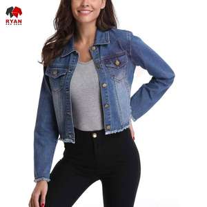 Veste en jean matelassée Ryan Pro Gear pour femme avec fermeture à bouton en tissu respirant Options de logo personnalisé - Product Image 5