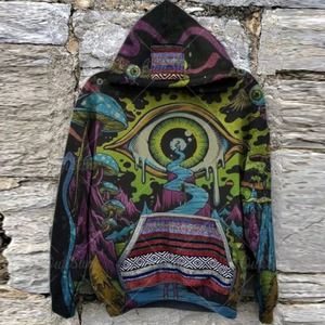 Sweats à capuche surdimensionnés hommes femmes sweat à capuche graphique d'hiver pour femmes à manches longues peinture à l'huile impression 3d Streetwear sweat à capuche Homme 2024 mâle - Product Image 2