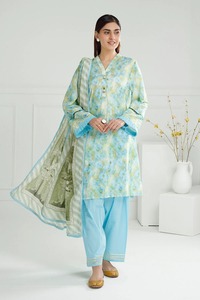 2025 meilleure vente Shalwar Kameez robes décontractées pour femmes avec 100% Pure Lawn Dupatta nouveau Design lavable Kameez OEM ODM disponible - Product Image 2