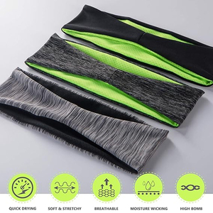 Derniers bandeaux imperméables à séchage rapide en spandex/coton pour femmes, antidérapants, doux, élastiques, pour le yoga, la course à pied, le sport, la salle de sport - Product Image 2