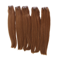 Extensions de cheveux humains bruns 100% vierges Remy de haute qualité, lots de mèches alignées avec la cuticule, couleur unie, ondulations Vietnam, Body Wave, Yaki