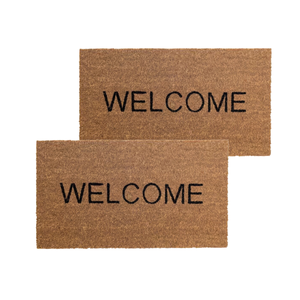 Alfombrillas antideslizantes de fibra de coco hechas a mano, alfombrilla de bienvenida para mascotas, segura para todas las condiciones climáticas, artículo de decoración del hogar personalizado - Product Image 1