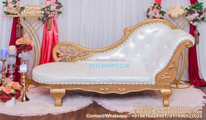 Nuevo sofá de boda para novia, novio, diseñador, sofá tallado pesado para fiesta de recepción, sofá de boda real para parejas - Product Image 3