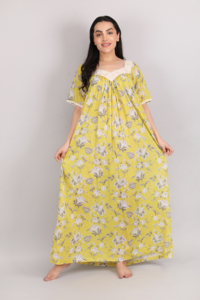 Confortable mode Style longue coton robe de nuit séchage rapide respirant lisse toutes saisons Sexy femmes vêtements de nuit de nuit - Product Image 5