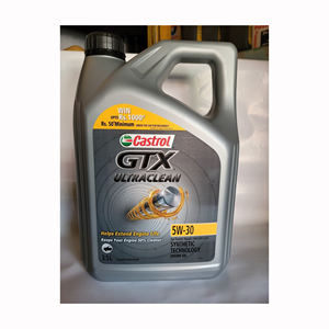 Castrol GTX Ultraclean <b>5W30</b> high performance engine <b>oil</b> enhances wear protection reduces harmful buildup - Product Image 2