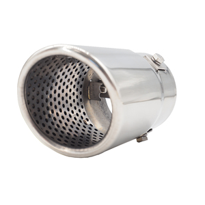 Terminale rotondo da 66 mm inclinato in acciaio inossidabile - Product Image 5