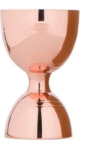 Jigger para Cócteles de Acero Inoxidable con Acabado en Oro Rosa y Diseño Pulido, Vaso Medidor de Doble Cara para Bar, Hogar y Hotel - Product Image 2