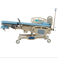Lit obstétrique et gynécologique multifonctionnel - Table d'accouchement et d'examen électrique en acier inoxydable 304 pour hôpitaux