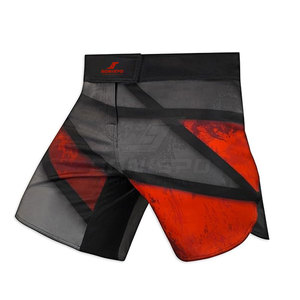 Vente en gros Short de MMA léger de haute qualité pour hommes avec logo personnalisé Dernier design 100% Polyester pour BJJ et Muay Thai - Product Image 2
