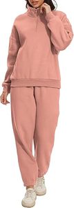Conjunto Deportivo de Felpa para Mujer, Estampado, Informal, Transpirable, para Invierno, Uso Diario, Elástico y Cómodo - Product Image 6