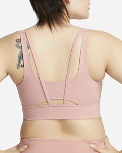 2025 femmes haut pour Impact sport Yoga soutien-gorge Sexy dos croix sangle tissu doux personnalisé Fitness fabriqué au Pakistan grande taille - Product Image 2