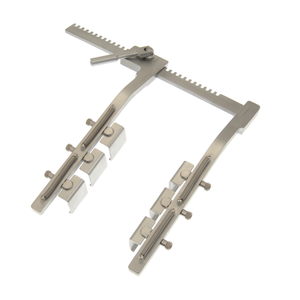 Rétracteur sternale manuel en acier inoxydable Ankeney, ensemble complet pour adultes avec 6 lames, instrument chirurgical réutilisable, usage hospitalier - Product Image 1