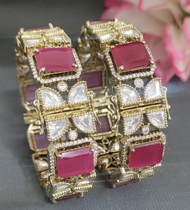Sku AB 059 BG/Bracelets Cz ad Moissanite Mehandi Opneble C-4 - Product Image 2