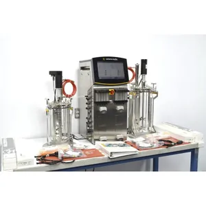 Réacteur Bioreactor Biostat B Twin pour culture cellulaire, 5L, 10L, en verre SW, universels, automatique, capacité 200L, avec cuve de réaction centrale – Offres promotionnelles - Product Image 3