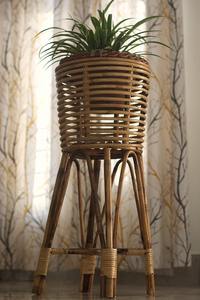 Panier à fleurs en rotin fait à la main, vente en gros, panier à fleurs en rotin tissé à la main, panier à fleurs écologique, fabriqué au Vietnam - Product Image 5