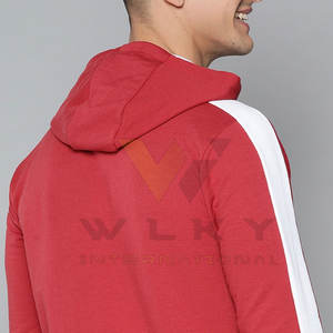 เสื้อฮู้ดสวมหัวสำหรับผู้ชายสีพื้นเสื้อฮู้ดแบบสวมหัวขนาดใหญ่ - Product Image 5