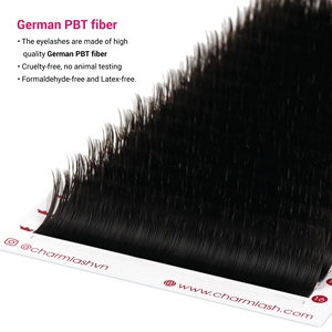 CharmLash meilleure vente plat classique vison moelleux Extensions de cils plateaux OEM ODM pointe fendue Curl BC vente en gros - Product Image 2