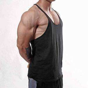 Camiseta sin mangas de algodón para hombre superventas, ropa de entrenamiento de alta calidad con impresión de logotipo personalizado transpirable para adultos - Product Image 3