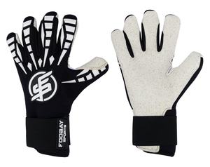 Gants de gardien de but en latex allemand de qualité supérieure, haute intensité, antidérapants, avec sangle de poignet réglable et fermeture à boucle et crochet - Product Image 6