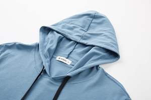 Sudadera con Capucha para Hombre, Invierno, Casual, Color Sólido, 100% Algodón, Felpa, Corte Regular, con Bolsillos, Ecológica, Secado Rápido, Transpirable, Alta Calidad - Product Image 2