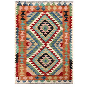 Tapis Kilim Maimana Afghanistan 122 x 86 cm, décoration murale - Product Image 1