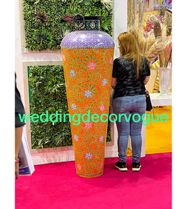 Macetas decorativas para macetas para escenario de boda, decoración de pasillo y entrada, diseños personalizados para interiores y exteriores, estilo de lugar - Product Image 5