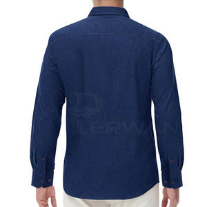 Best Selling <b>Men's</b> <b>Jeans</b> <b>Shirts</b> 100% Cotton Quick Dry and Breathable Customizable Logo Design <b>for</b> Adults - Product Image 3