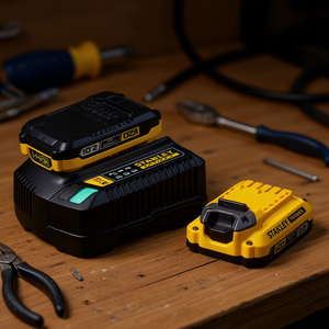 Kit de Inicio Stanley con 2 Baterías V20 de 2.0Ah y Cargador, Accesorios para Herramientas Eléctricas - Product Image 3