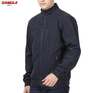 Chaquetas cortavientos ligeras para hombre, prendas de vestir con cremallera completa para otoño, chaqueta Bomber para hombre, chaqueta Bomber de poliéster 100% de la mejor calidad - Product Image 4